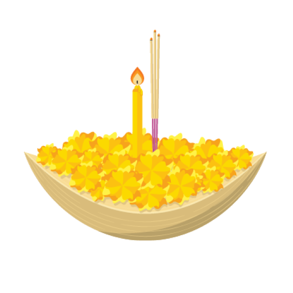 Coconut Husk Krathong