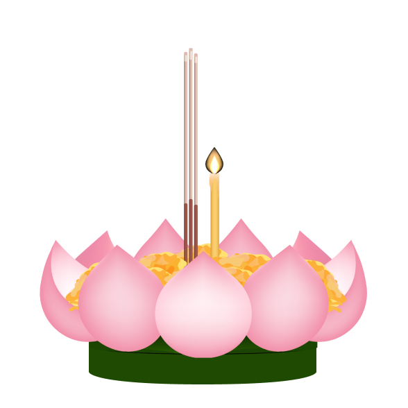 Lotus Flower Krathong (Pink)